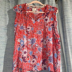 Knox Rose Sleeveless Tie Blouse